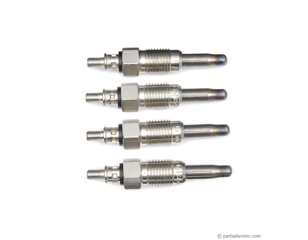1977-1991 VW 1.5L/1.6L NEW DUAL COIL GLOW PLUG SET OF 4 FOR VOLKSWAGEN